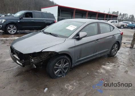 2018 Hyundai Elantra Sel из США, поврежденный, VIN 5NPD84LF3JH299683